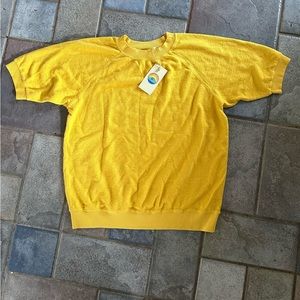 Jungmaven Short sleeve raglan Sherpa sweatshirt